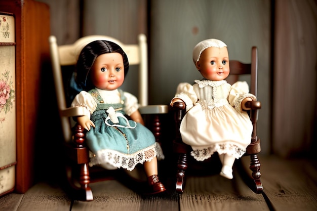 An adorable toy doll crafted with care