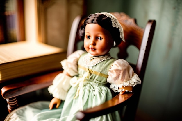 An adorable toy doll crafted with care