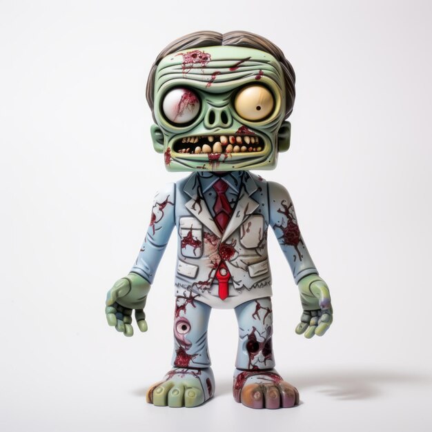 Adorable Zombie Vinyl Toy Figure With Medical Theme