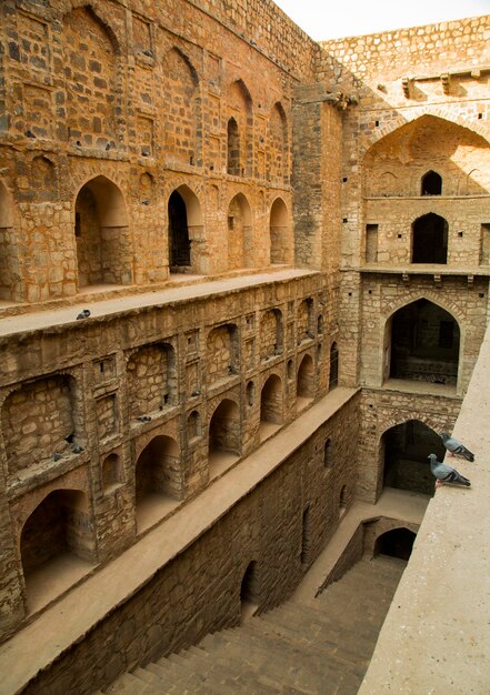 Adrasen Ki Baoli Well in New Delhi India