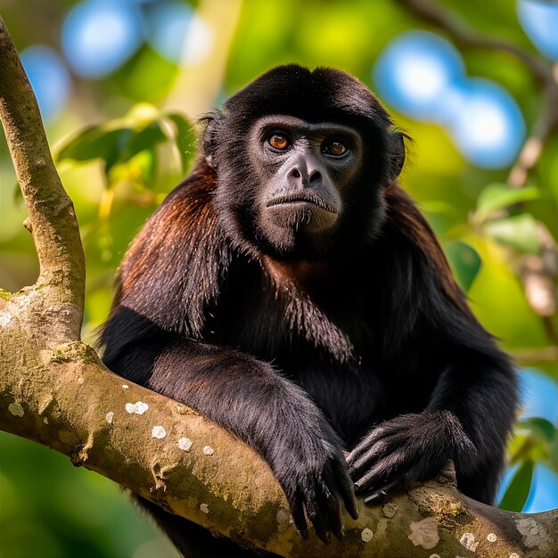 Adult howler monkey