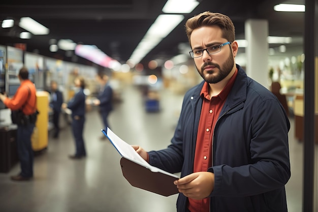 adult man lost his job during by AI