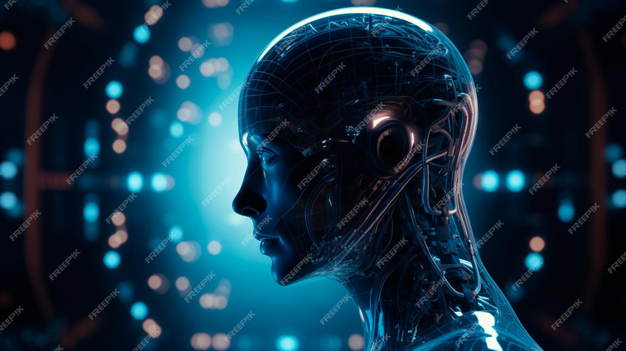 Premium Photo | Advanced artificial intelligence for the future rise in ...