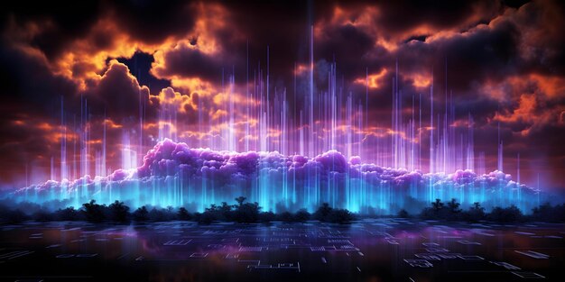 advanced data science and machine code visualization in a sophisticated algorithmic cloud concept data science machine code visualization algorithmic cloud advanced techniques