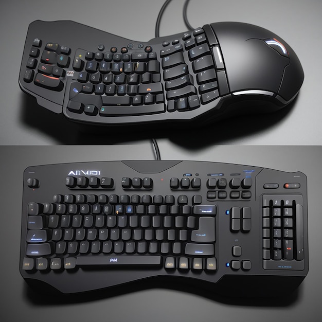 Photo advanced keyboard mouse for the future