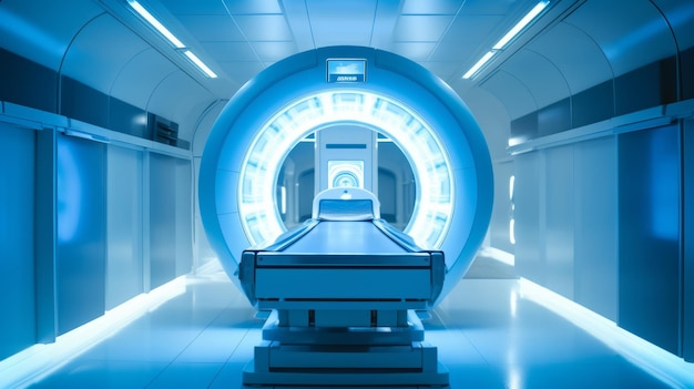 Advanced mri or ct scan medical diagnosis machine at hospital lab