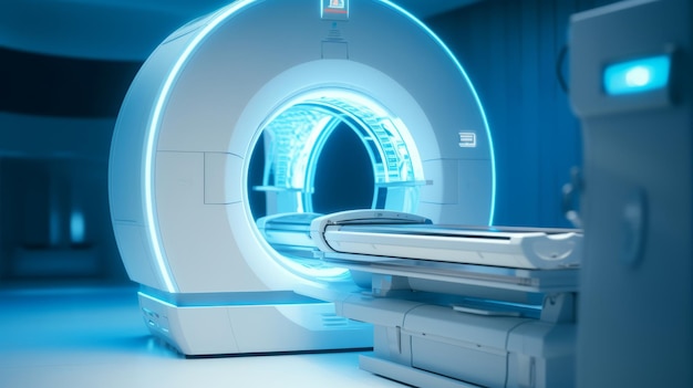 Advanced mri or ct scan medical diagnosis machine at hospital lab