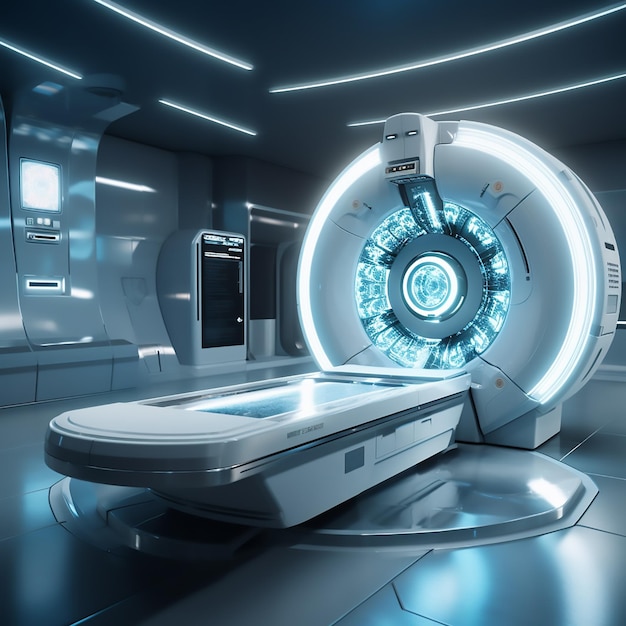 Advanced MRI equipment in technology