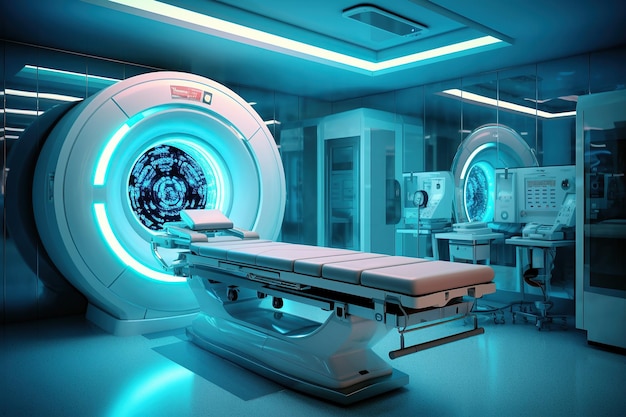 Advanced MRI Machine in Modern Hospital