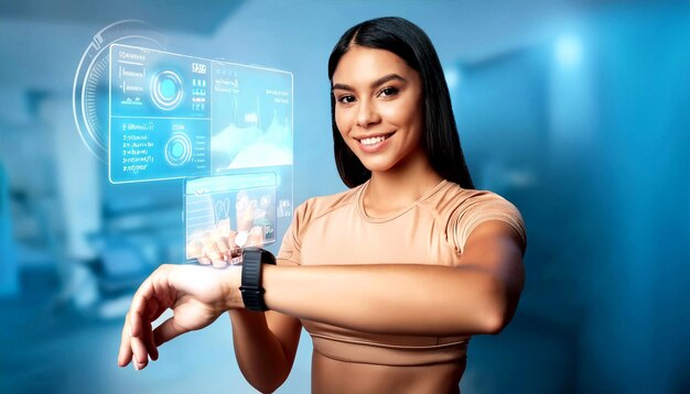 Advanced Smart Wearable with RealTime Health Tracking Features