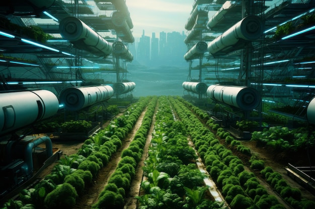 Advanced space agriculture and farming future