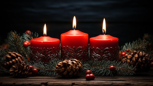 advent candlesHD 8K wallpaper Stock Photographic Image