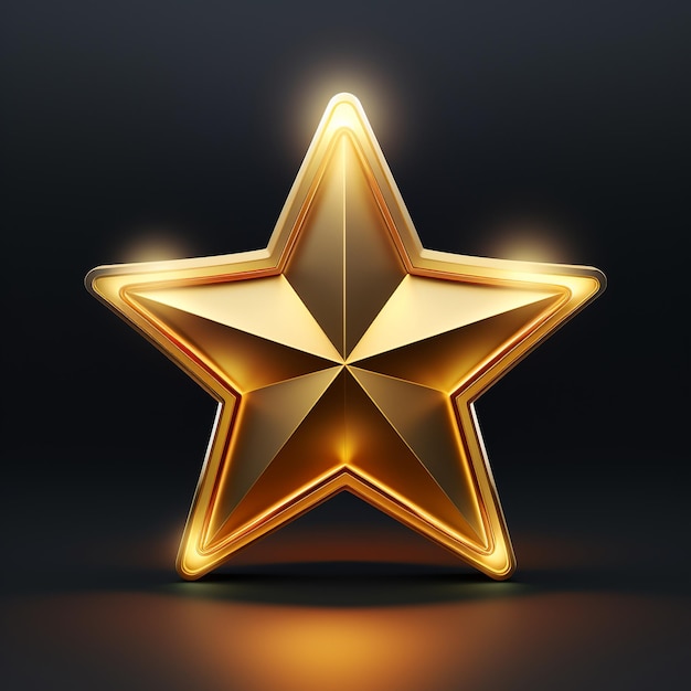 Advent Star Symbol 3D Icon Logo achtergrond behang