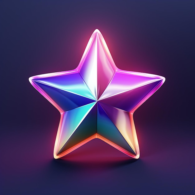 Звездный символ Адвента 3D Икона Логотип Фон обои