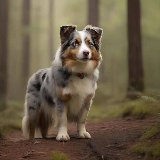 写真 冒険が待っている犬