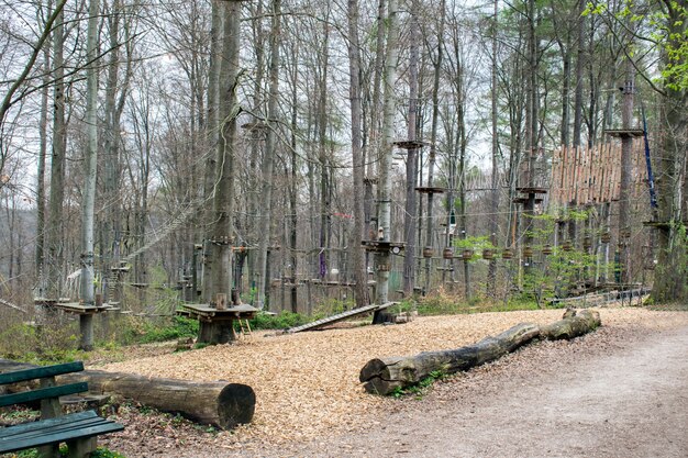 adventure climbing high wire park 