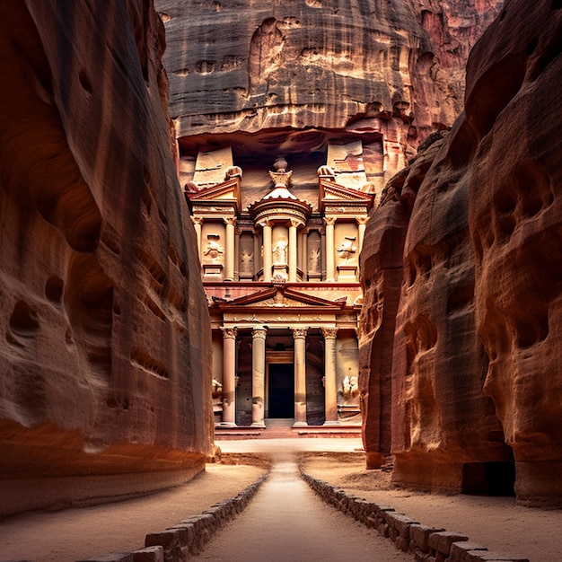 Photo adventure and mystery in petra jordan