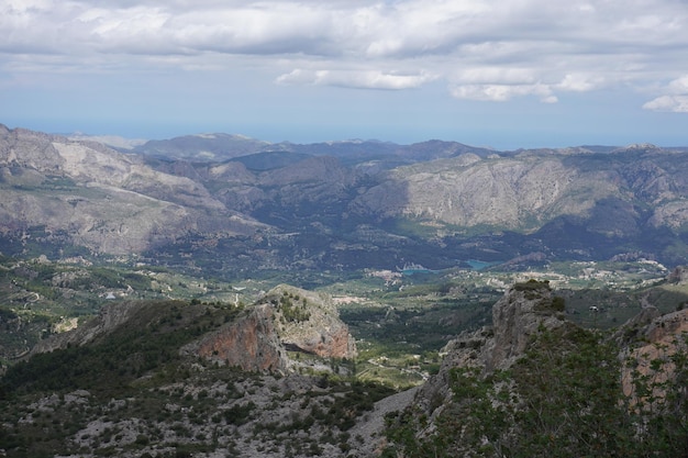 Adventurous hiking photos capturing the beauty of Sierra de Aitana Alicante Spain