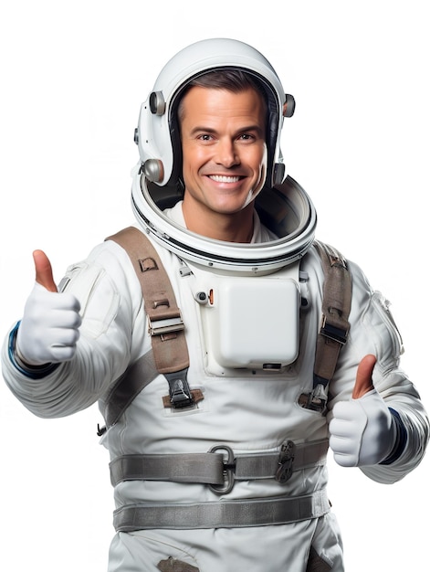 Photo adventurous male astronaut ai generated