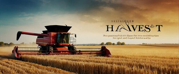 for advertisement and banner as Harvest Hues Showcasing the rich colors and textures of the harvest