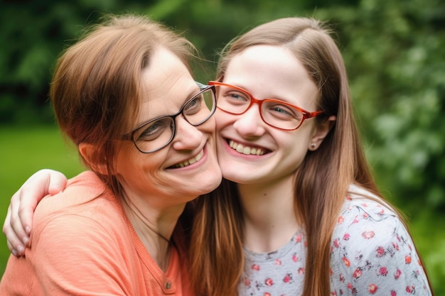 Advies, hulp en ondersteuning tijdens het lesgeven aan een vrouw met autisme gemaakt met generatieve AI