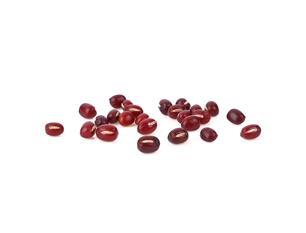 Adzuki Bean geïsoleerd op wit