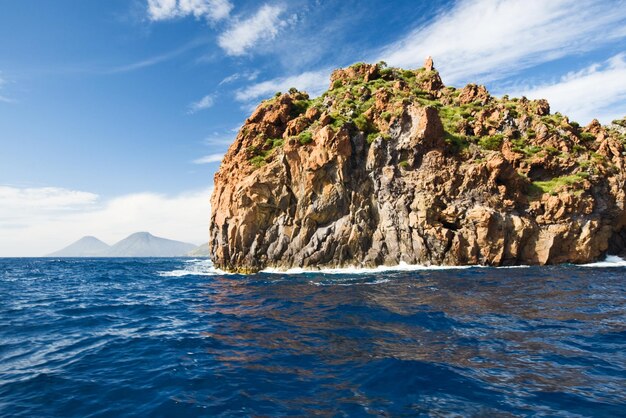 Aeolian Islands, Lipari and Vulcano, Tyrrhenian Sea, Sicily, Italy