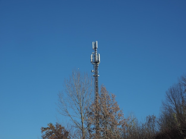 Photo aerial antenna tower