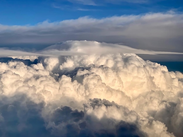 Photo aerial of clouds