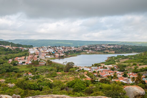 Aerial image of the city of Lagoa Nova