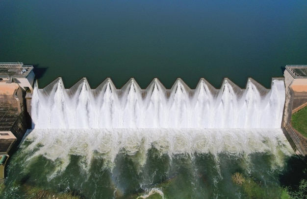Aerial images of Midmar Dam in the KwaZuluNatal natal midlands South Africa