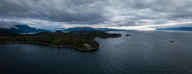 Aerial Landscape Canadian Nature Background