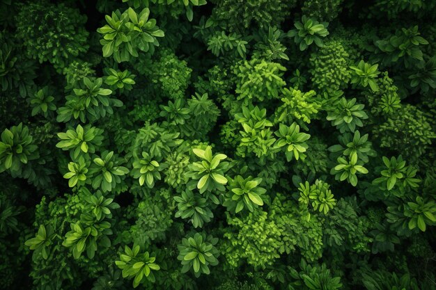 Aerial paradise exploring the breathtaking rainforest canopy in a vibrant green tapestry