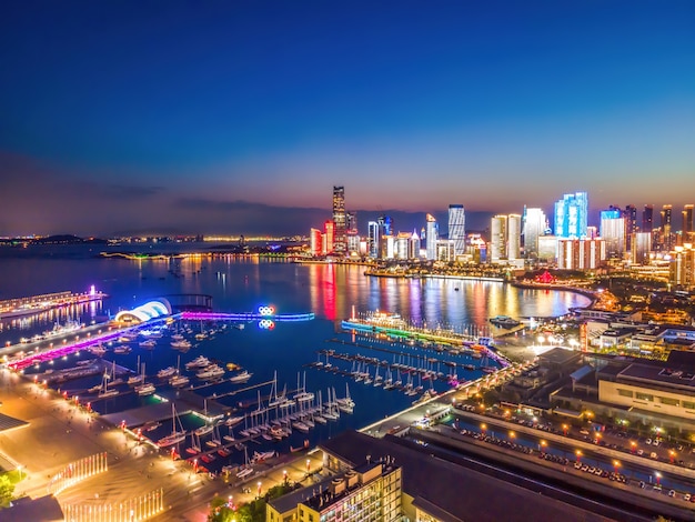 Aerial photo of Qingdao Olympic Sailing Center