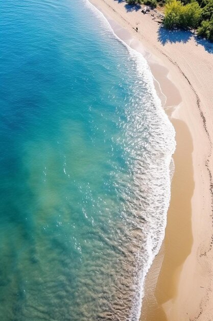 aerial photographs view from a flying drone a bird s eye view of the beach top view