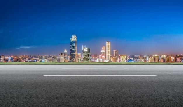 空中写真中国塩城市建築風景夜景