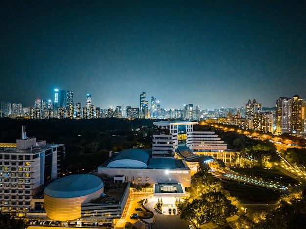 Aerial photography of citiy