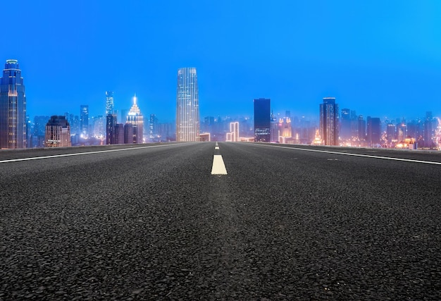 Photo aerial photography of skyline night scene of tianjin urban architectural landscape