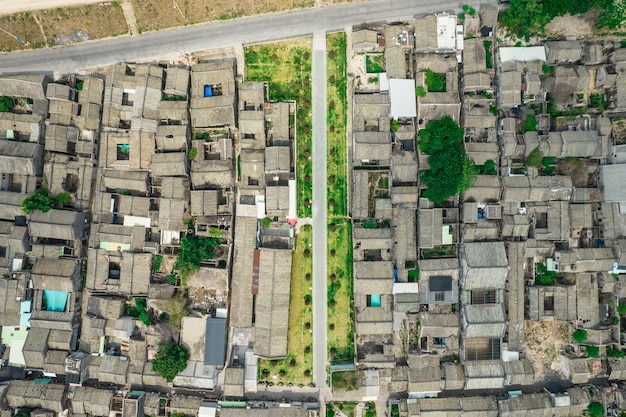 Aerial photos of Chaozhou ancient town in China