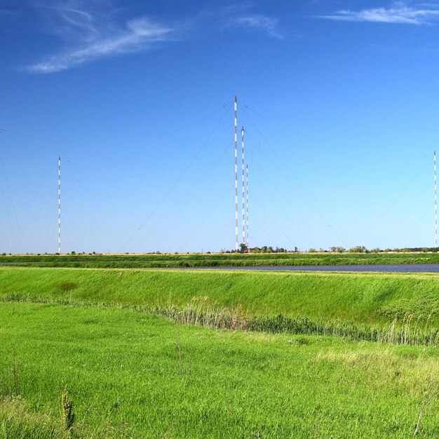 Aerial platforms for transmission of radio waves