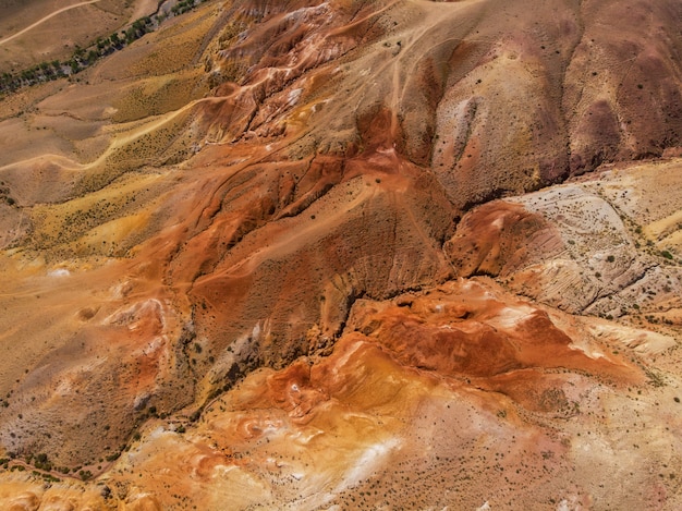 Ripresa aerea di altai marte