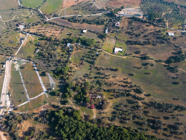 Aerial Shot Above Forest and Nature