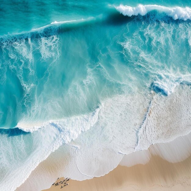 aerial shot of the ocean