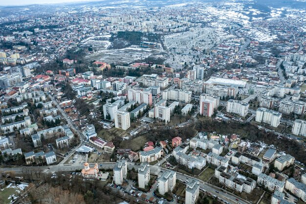 Aerial urban landscape