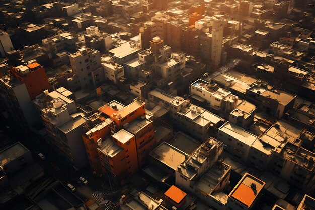 Aerial Urban Landscape