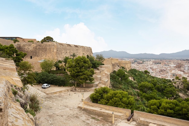 アリカンテ・コスタ・ブランカの空中景色 スペイン 地中海の建物や海岸からの景色