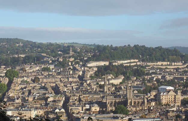 Aerial view of Bath