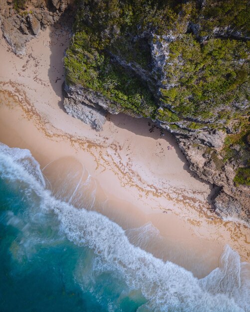 Photo aerial view of beach