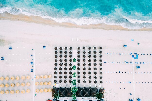 Photo aerial view of beach