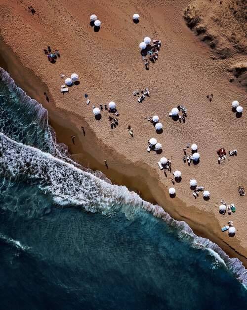 Photo aerial view of beach